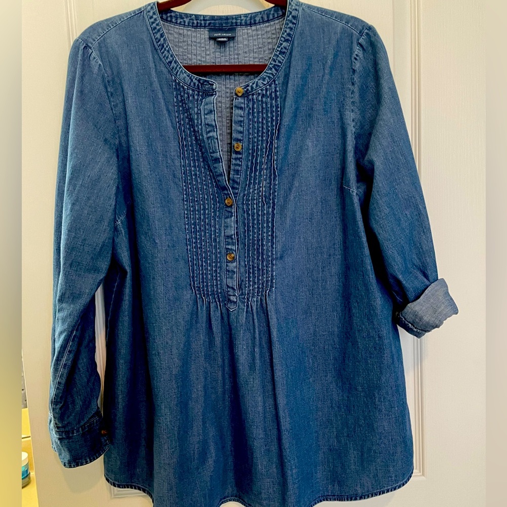 J Jill denim tunic